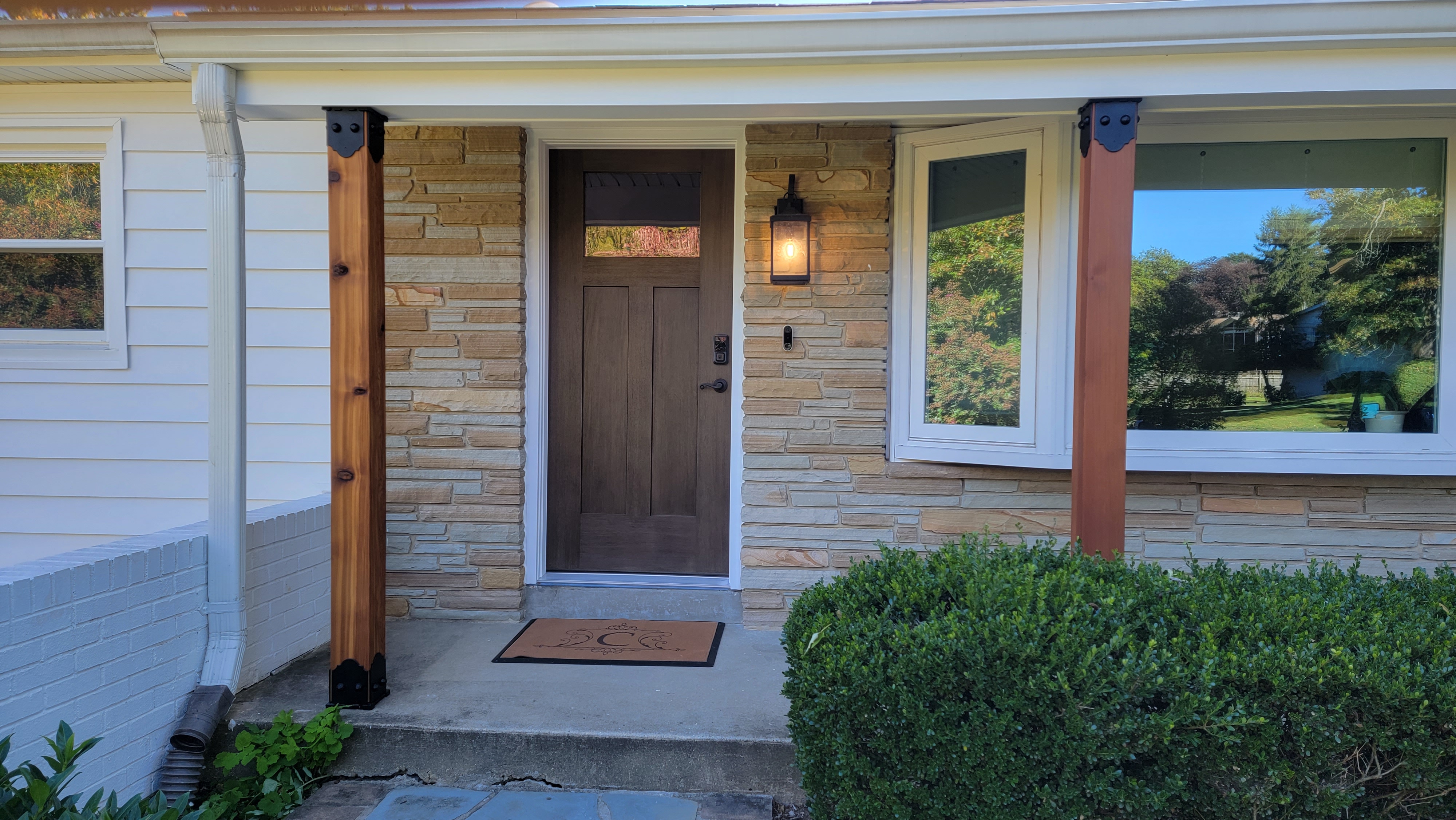 Porch refresh and front door in Silver Springs, MD